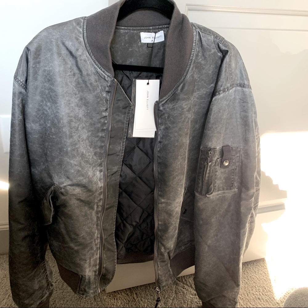 John Elliot Nicosia Bogota Bomber - Black, Size L
